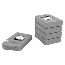 ORICO 5 Pack Hard Drive Case 3.5 Inch Storage Cover Shockproof Dustproof Gray