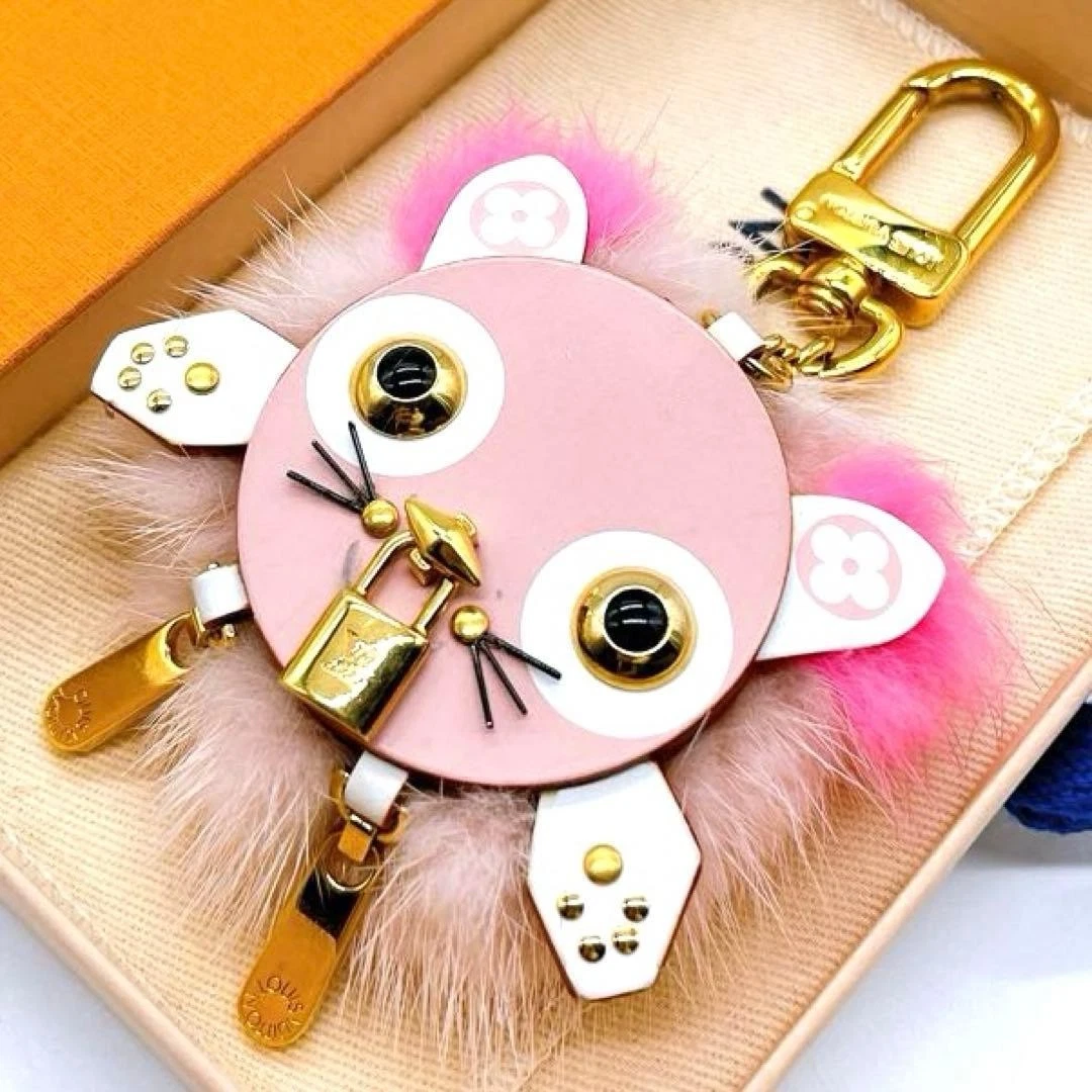 Louis Vuitton Fur Key Chains, Rings & Finders for Women for sale