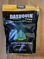 Nutramax Dasuquin with MSM Soft Chews for Small/Medium Dogs 84 ct Exp 02/2027