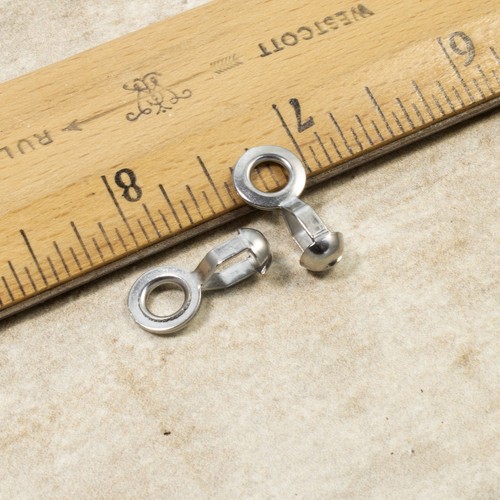 Durable Stainless Steel Loop Connectors for #10 Ball Chain - Heavy Duty 25-Pack - Picture 5 of 5