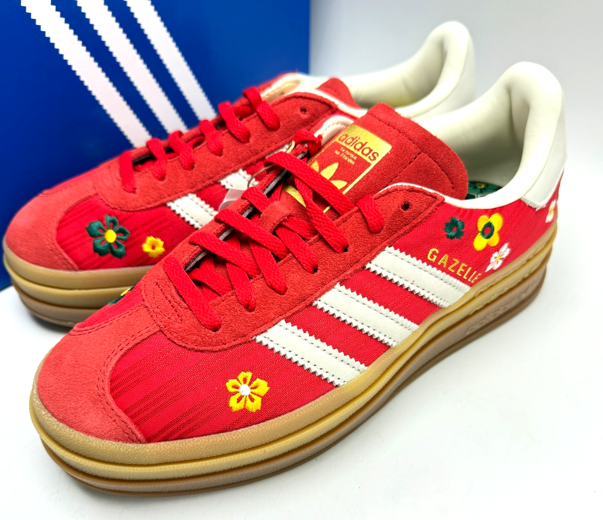 Adidas Gazelle Bold Liberty London Better Scarlet Yellow (Women's