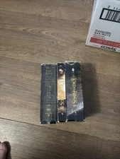 Lord of the Rings VHS Lot Trilogy Set Fellowship Two Towers Return King Tested