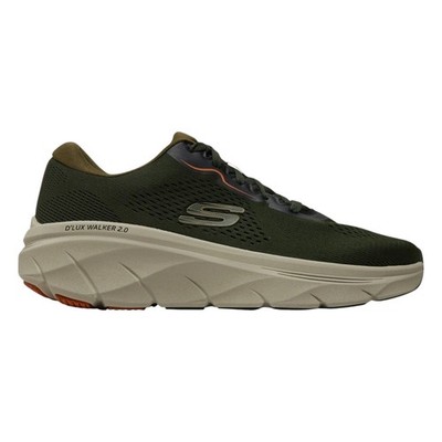 Skechers Sneaker Olive Relaxed Fit: D'Lux Walker 2.0 - Swave Herren