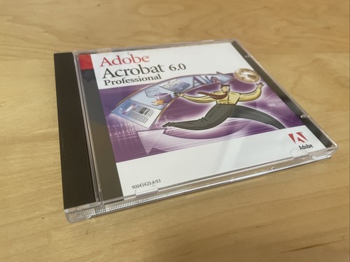 Adobe Acrobat 6.0 Professional avec numéro de série sur CD dans son emballage d'origine - Photo 2/6
