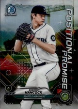 2021 Bowman Chrome Positional Promise #POS-EH Emerson Hancock Seattle Mariners