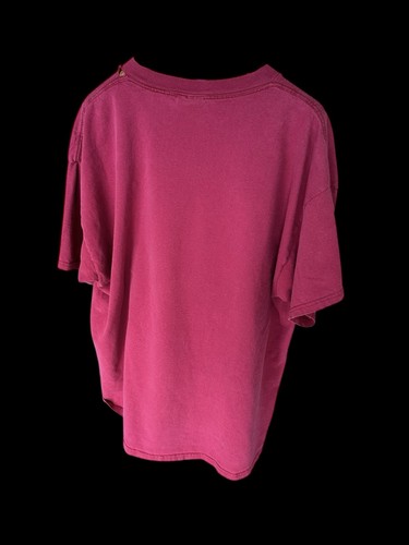 Camisa Nike De Colección Para Hombres XXL Granate Rojo Swoosh Envejecido Años 90 *agujero - Imagen 2 de 9