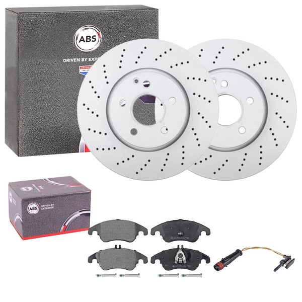 ABS Bremsscheiben 322Mm + BelÄGe Vorne FüR Mercedes C-KLASSE W204 S204 C204-image