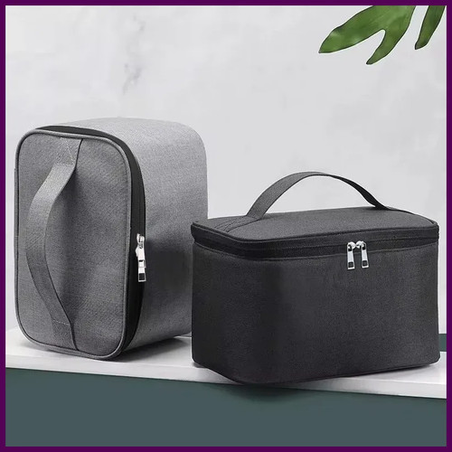 1pc Business Trip Men's Toiletry Bag Double Layer Large Capacity Cosmetic Bag