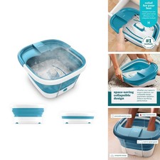 Homedics FB-80AMZ-RM Smart Space Collapsible Foot Spa Heat-Maintaining
