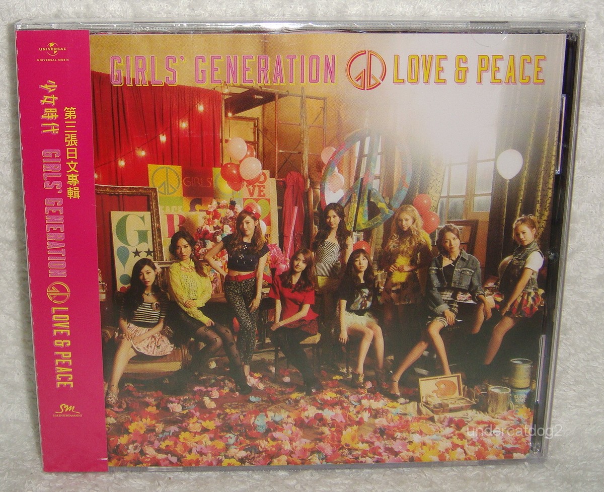 Girls' Generation Love & Peace 2013 CD SELAED 3rd Japanese