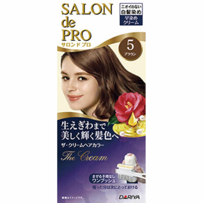 [Dariya] Salon de Pro The cream Hair Color Kit (For Gray Hair) x 5 (Select)