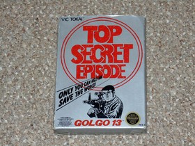 Golgo 13: Top Secret Episode Nintendo NES with Box
