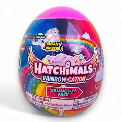 Spin Master Hatchimals CollEGGtibles Rainbow Cation Sibling Luv Pack NEW 2022