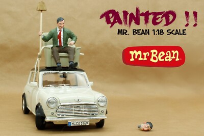 Mr Bean for MINI COOPER Set 1/18 NEW Hand Painted RETROMODELS | eBay