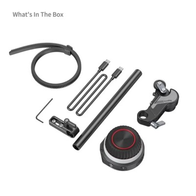 SMALLRIG Set Anelli Follow Focus | 4 Misure 72-83mm, Stop AB, Gomma Antiscivolo, M0.8 - 3