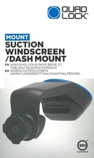 QUAD LOCK® FRONT CAR WINDOW SUCTION MOUNT DASHBOARD KIT HOLDER IPHONE SAMSUNG
