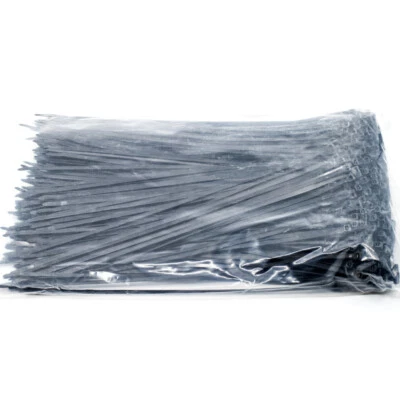 HEYCO PRODUCTS, INC. Heyco 14 in. UV Resistant Black Cable Zip Ties 50 lb Tensile Strength 500 Pack