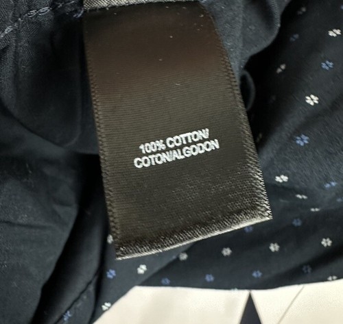 KENNETH COLE Men's Shirt 4X Peached Poplin Blue Button Down NWT Regular Fit - Picture 12 of 12