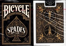 Spades Bicycle Playing Cards Poker Size Deck USPCC Custom Limited Sealed