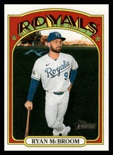 2021 Topps Heritage Ryan McBroom #201 Kansas City Royals