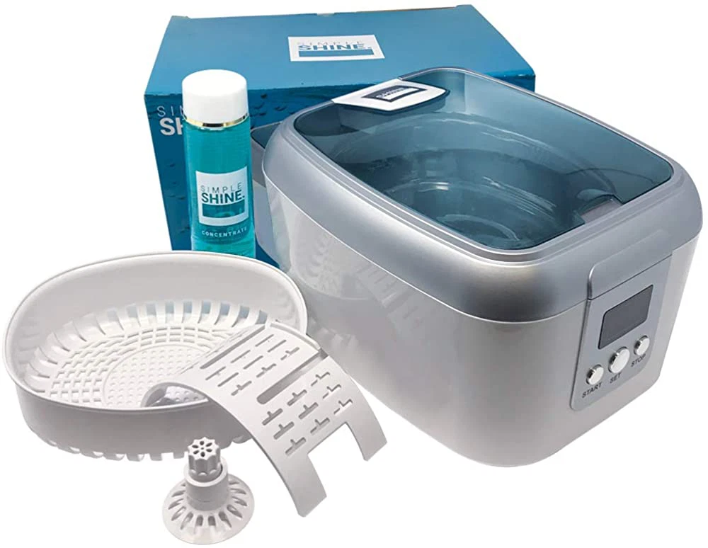 Ultrasonic Jewelry Cleaner Kit - New Premium Cleaning Machine and Liquid  Cleaner