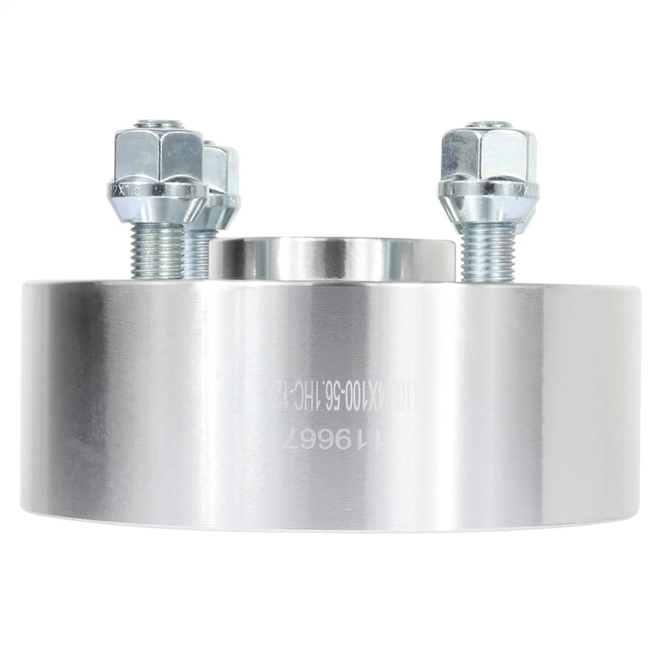 (4) 2 inch Hubcentric Wheel Spacers 4x100 12x1.5 For Mitsubishi Mirage Lancer - Image 2 of 4