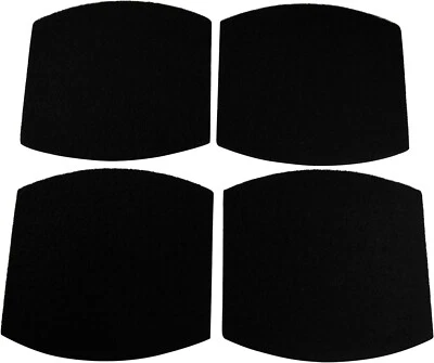 HQRP 4-Pack Cat Litter Box Activated Carbon Filters for Petmate Booda Clean Step