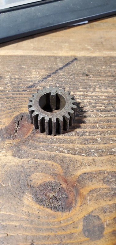 14" Conehead Tie-Bar Hendey Metal Lathe Compound Screw Feed Gear 20 Teeth