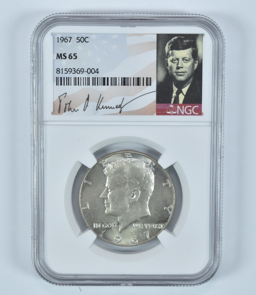 1967 Kennedy Half Dollar MS65 NGC Special Label | eBay