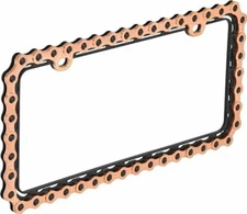 Bell Automotive 22-1-46669-8 Copper Sprocket License Plate Frame