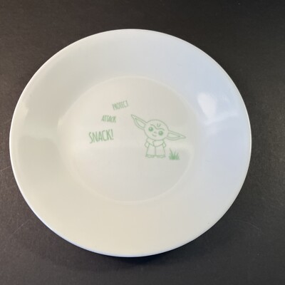 Star Wars Corelle Baby Yoda Mandalorian The Child Snack Plate