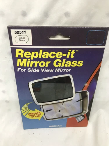 NOS Dorman Replacement Mirror Glass 50511. 70-86 GM Sport Mirror. Left. (HT-S)