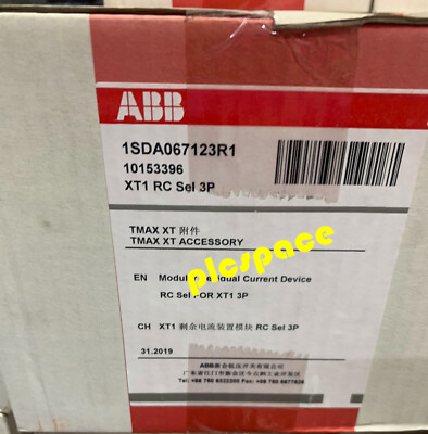 ABB XT1 RC Sel 3P ISDA067123R1 brand new Current Device Module