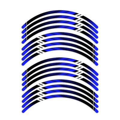 Blue D01B Trim Size 17'' Sticker For Kawasaki VULCAN S650 EN650 2015-2020 19 18
