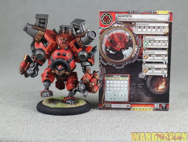 50mm Warmachine WDS painted Khador Behemoth j86 | eBay