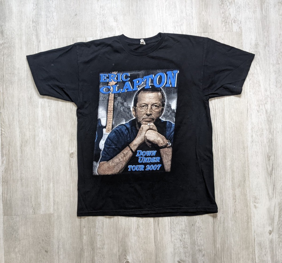 2007 Eric Clapton Down Under Tour Double-Sided Concert T
