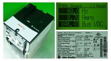 Low Hours Allen-Bradley PowerFlex 70 20AC2P1A0AYNANC0 1 HP Series A FRN: 5.001