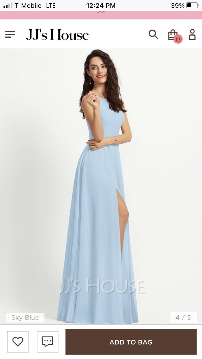 jj's house bridesmaid dresses A-line Scoop Floor-Length Chiffon Dress 2025 line Pleated Bridesmaid Dress Winter Wedding Bridesmaid Dresses AllSaints Satin Dress 'Jasmine' Color:Picture Color Champagne