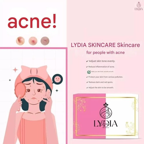 LYDIA Night Cream Set Whitening Brightening Skin Reduce Dry Acne Dark Spot - 第 3/7 張圖片