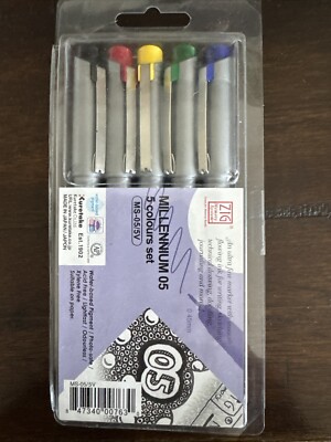 Kuretake Zig Memory System Millennium Marker Assortment 5 Colors 08