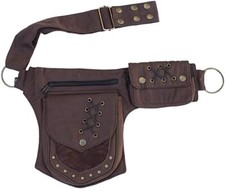 Women Waist Bag Fanny Bag Renaissance Faire Festival Chest Pack with Adjustab...