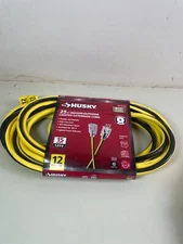 Husky 25 Ft. 12/3  Indoor/Outdoor Extension Cord with Lighted End