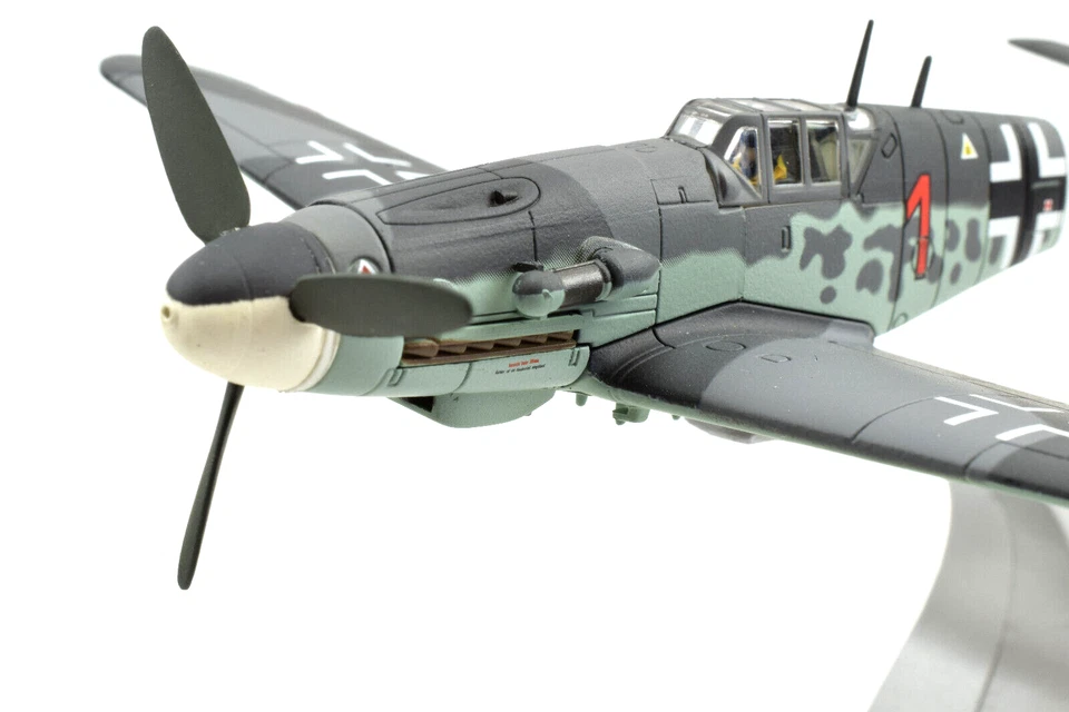 Corgi "Red 1" Messerschmitt Bf 109G-2 (TROP) 1:72 Die-Cast Airplane AA27111 - Image 3 of 4