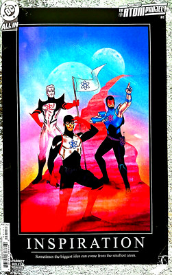JUSTICE LEAGUE THE ATOM PROJECT #1 COVER F INCENTIVE KEVIN WADA CARDSTOCK VAR NM