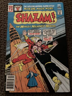 SHAZAM #28 - 1ST BLACK ADAM VF 1977