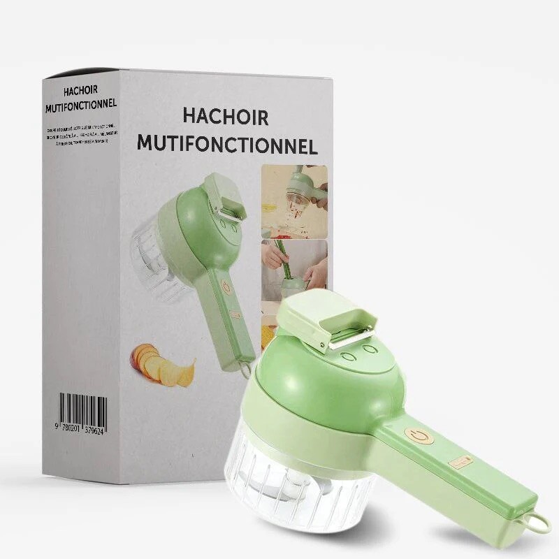 Hachoir multifonctionnel Smart Slicer manuel à 3 lames en acier