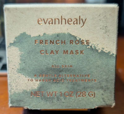 evanhealy French Rose Clay Mask - 1oz - All Skin - NEW