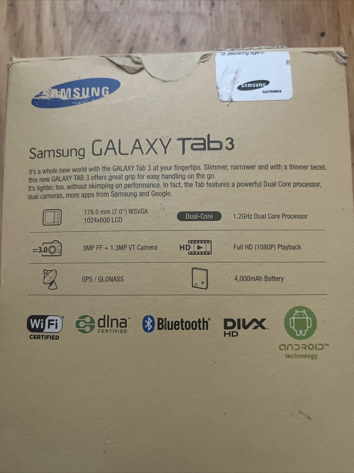 BRAND NEW Samsung Galaxy SM-T210 7 inch 8GB White - Image 4 of 4