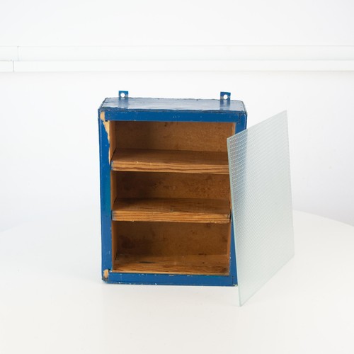 Vintage Wood Medicine Cabinet. Bath Wall Cabinet. Vintage Wood Kitchen Cabinet. - Picture 5 of 9