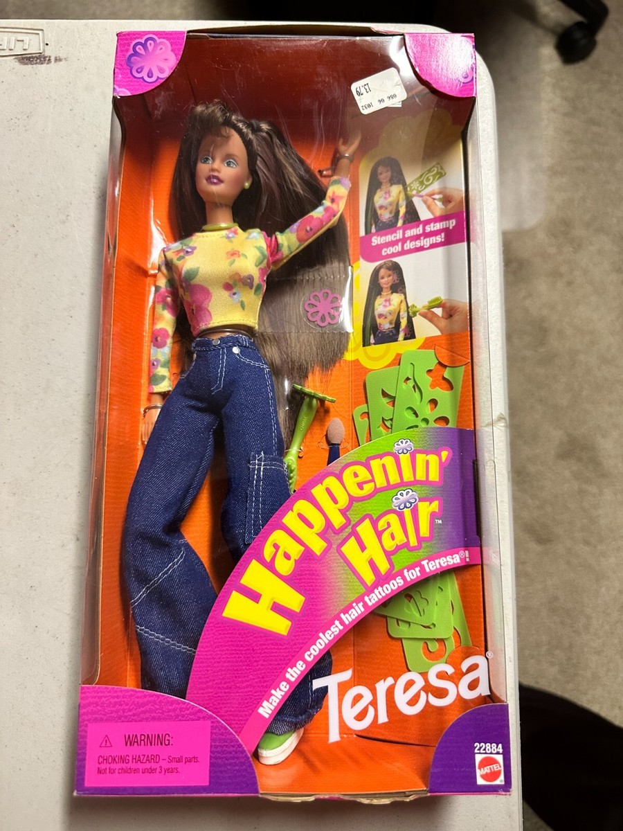1998 BARBIE HAPPENIN HAIR TERESA DOLL MATTEL | eBay